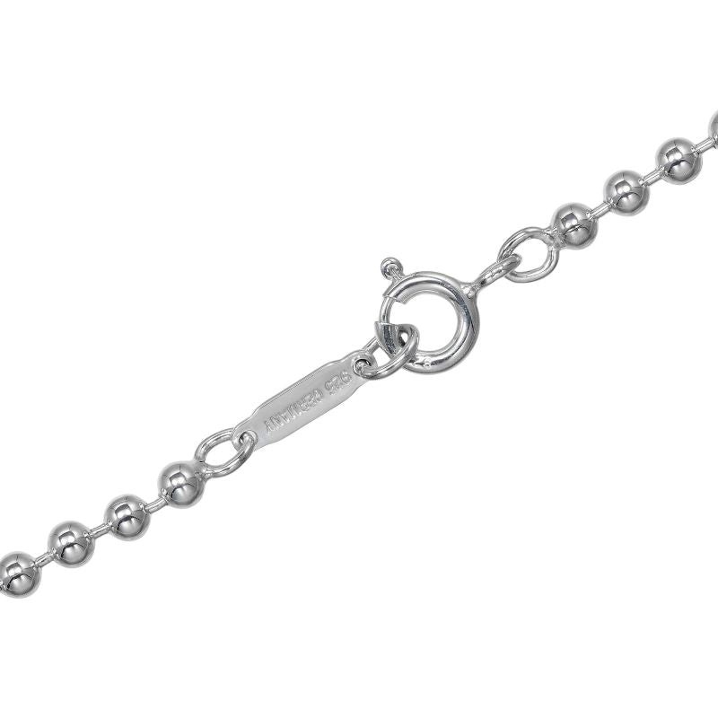 Tiffany & Co Square Studs Silver 925 Ladies 16.7g Necklace
