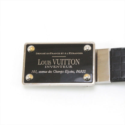 Louis Vuitton Saint Cher Aventour Belt 90-105cm (41.34in) Black