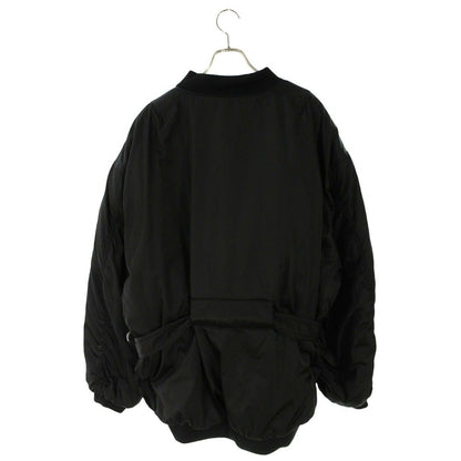 Prada Triangle Plate Belted Nylon Jacket — view 2
