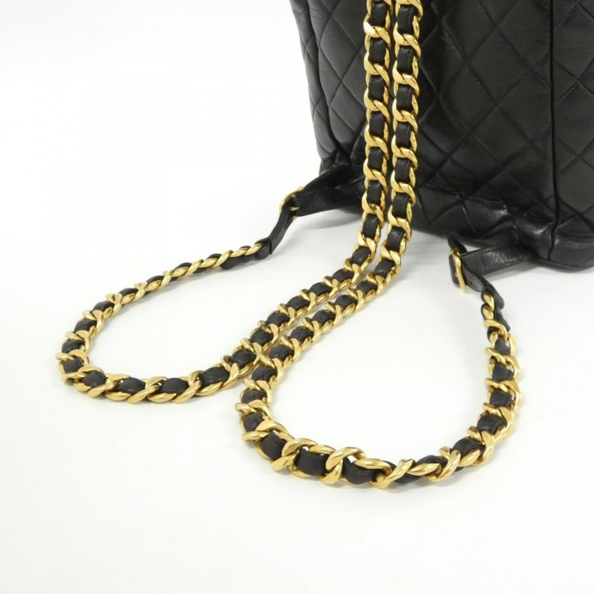 Chanel Vintage Backpack Gold — view 9