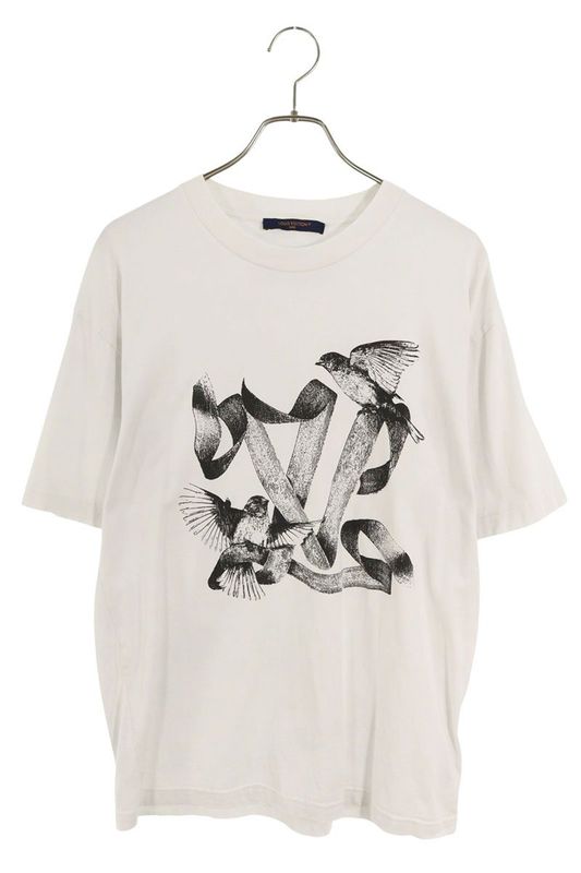 Louis Vuitton 23AW Rm232 NPG Hpy83w LV Logo Print T-shirt Men's L