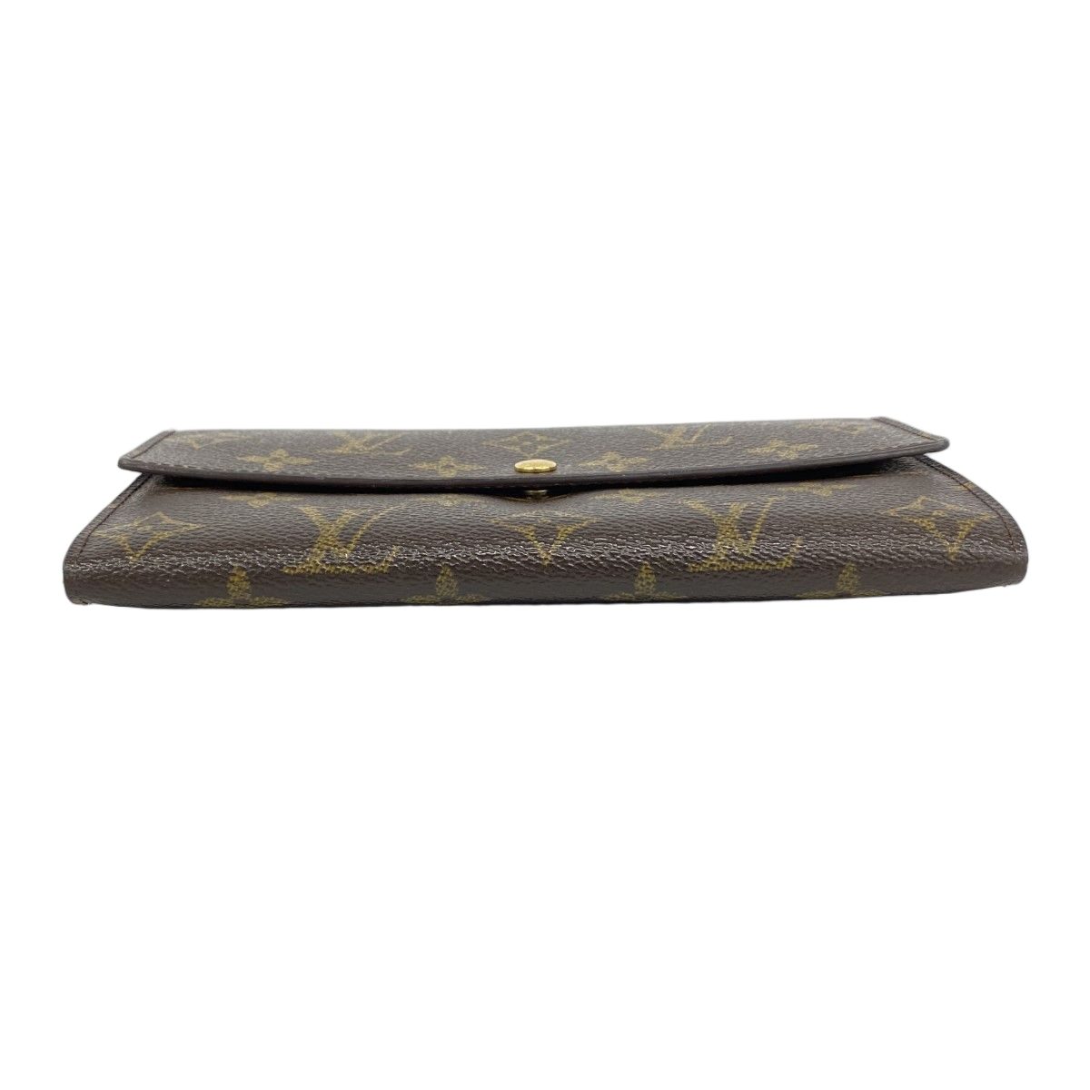 Louis Vuitton Wallet Monogram Pochette Porte-Monnaie Cles Brown — view 2