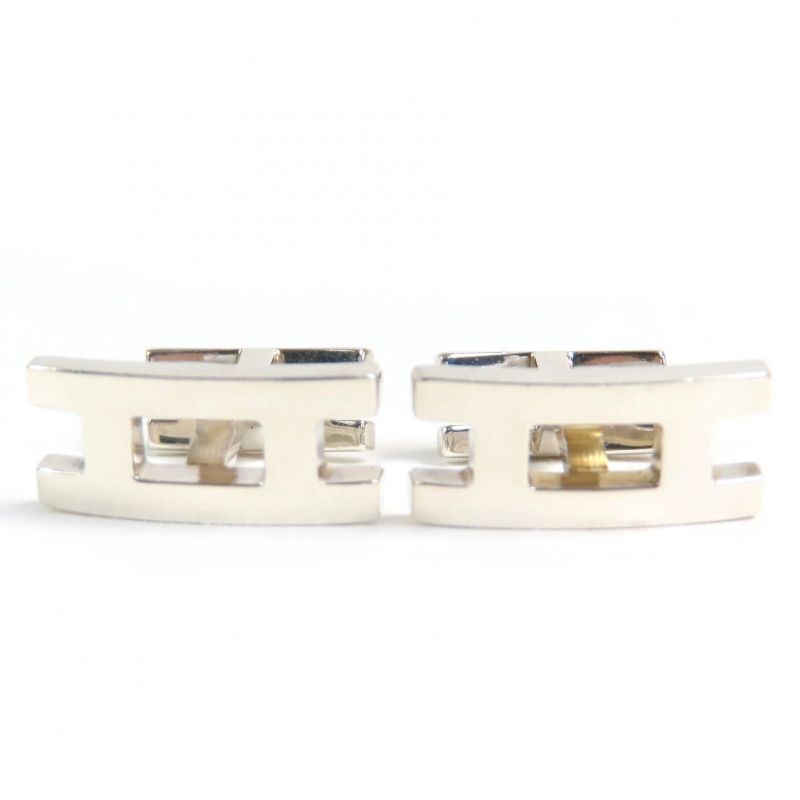 Hermes H Logo Cufflinks Button Cufflinks Gentlemen's Accessories