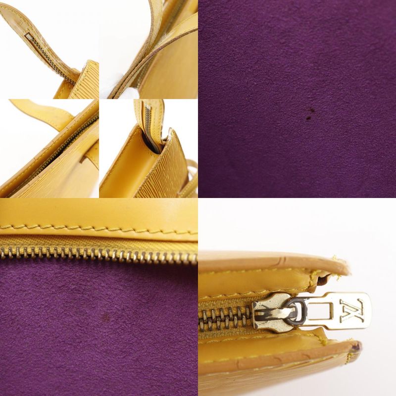 Louis Vuitton Saint-jacques M52279 Epi Leather Tassili Yellow Vi0993 Ladies