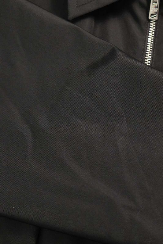 Prada Sc810 S000 Triangle Logo Plate Li Nylon Jacket Men's XL