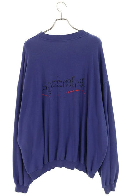 Balenciaga 720428 Tnve8 Logo-printed Crushed Sweatshirt Men's 3