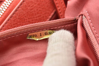 Chanel Shoulder Bag Tote Bag Chanel Quilted Leather Dark Pink Silver