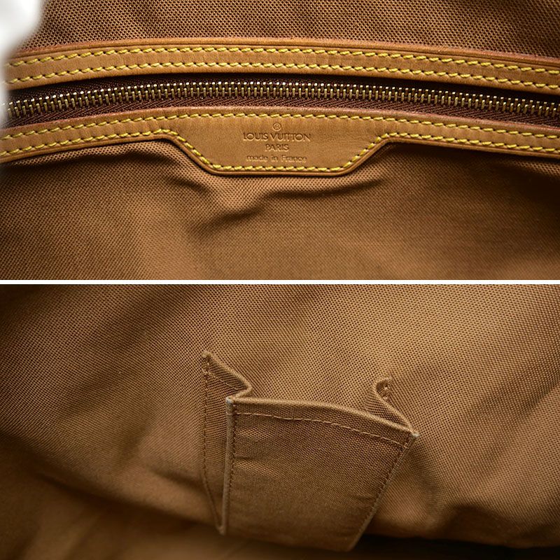 Louis Vuitton Cabas Mezzo M51151 Monogram Tote Bag A4 Size