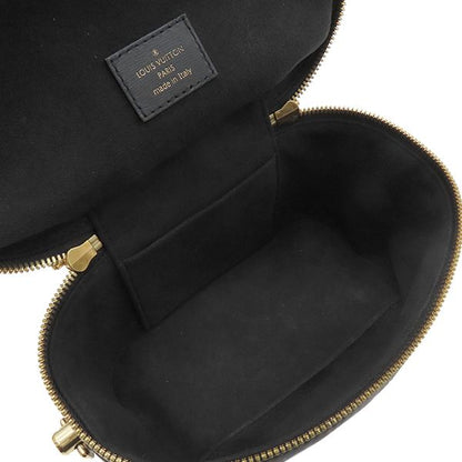 Louis Vuitton 2way Bag Ink Vanity PM Leather Black Gold Hardware Black Shoulder