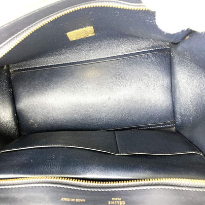 Celine Trapeze 4124 Handbag Crossbody Shoulder Bag Orange/black/white Black/whit