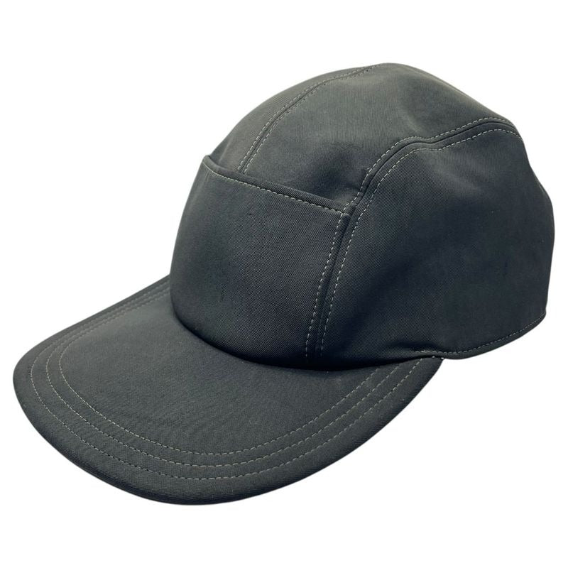 Prada 00's Logo Front Pocket Jet Cap L Black Y2 K Tech
