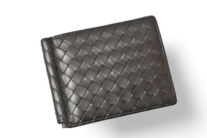 Bottega Veneta Wallet Money Clip Bottega Veneta Fold Wallet Calf Black 123180