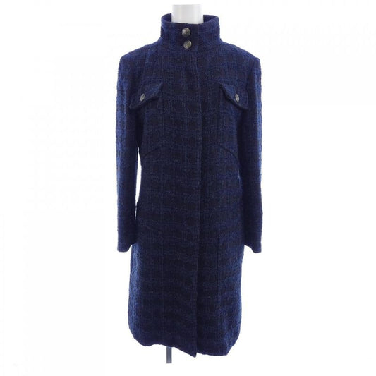 Chanel Size 40 Navy Coat