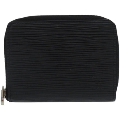 Louis Vuitton Zippy Coin Purse Epi Leather Black Case