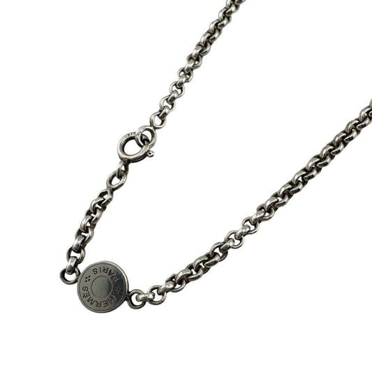 Hermes Mini Necklace Silver