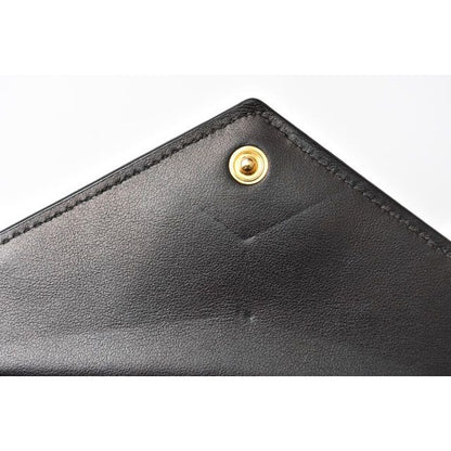 Prada Wallet Chain Long 1 Mf002 Saffiano City Nero Black — view 6
