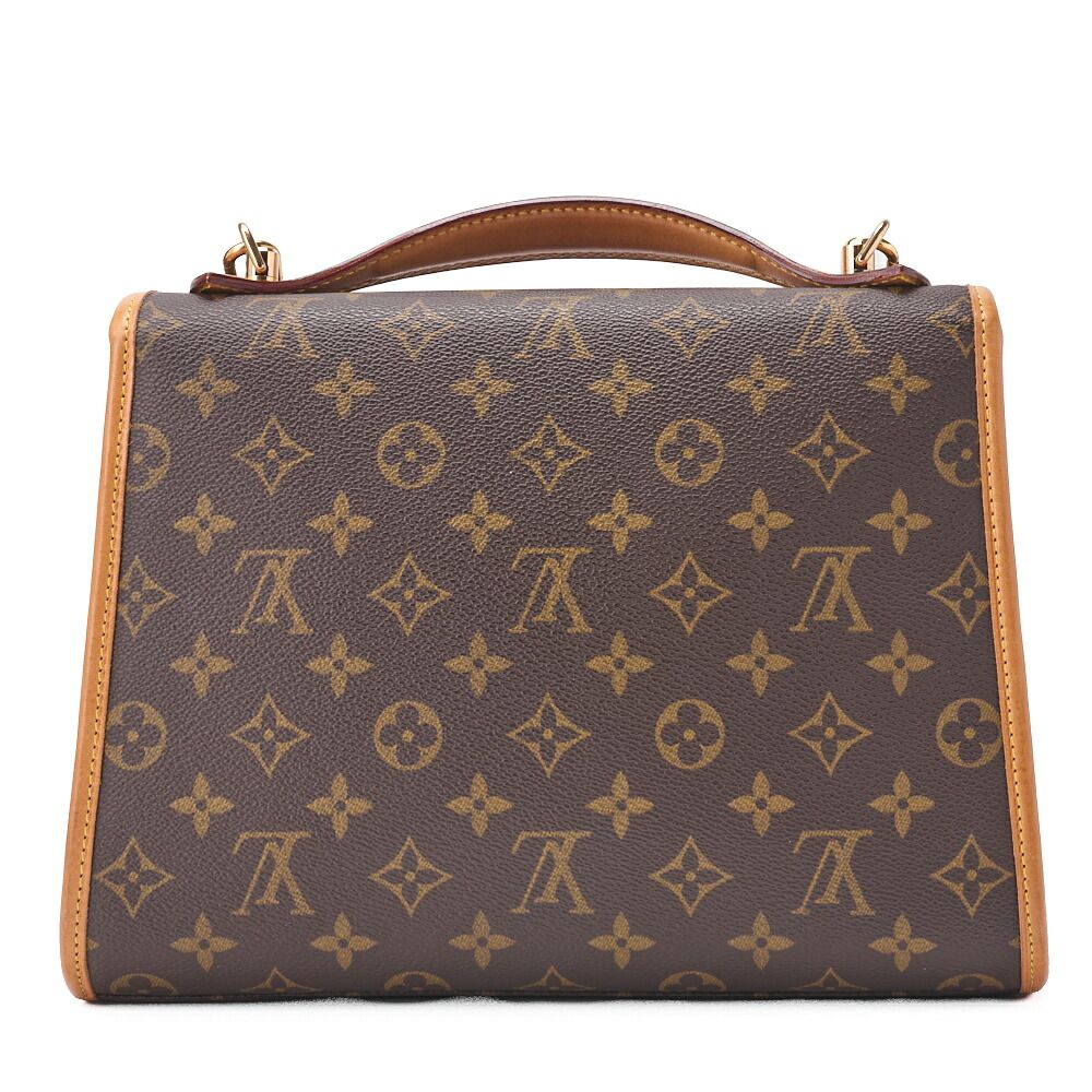 Louis Vuitton Monogram Bel Air Handbag Brown With Gold Hardware Shoulder Bag