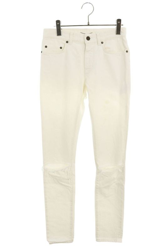 Saint Laurent Paris 461224 Y888l Skinny Long Pants Men's 26