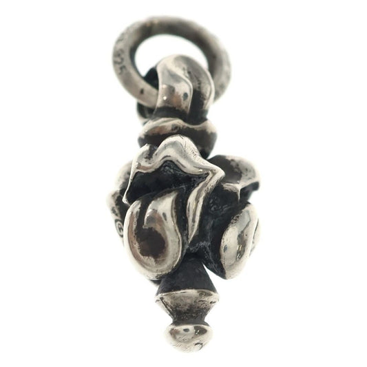 Chrome Hearts LT Swivel Lip and Tongue Charm Necklace Top Silver