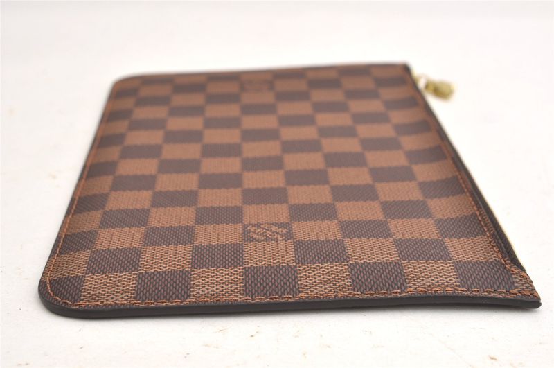 Louis Vuitton Damier Neverfull Pouch Wallet Clutch Bag LV 3392n