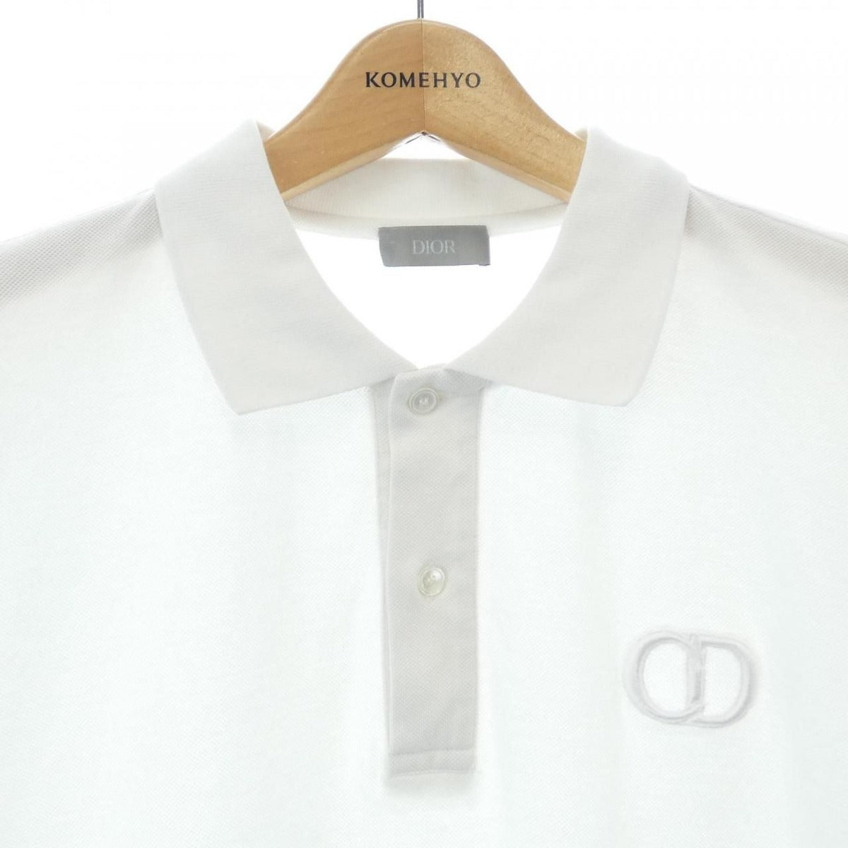 Dior Essentials CD Icon Polo Shirt White — view 5