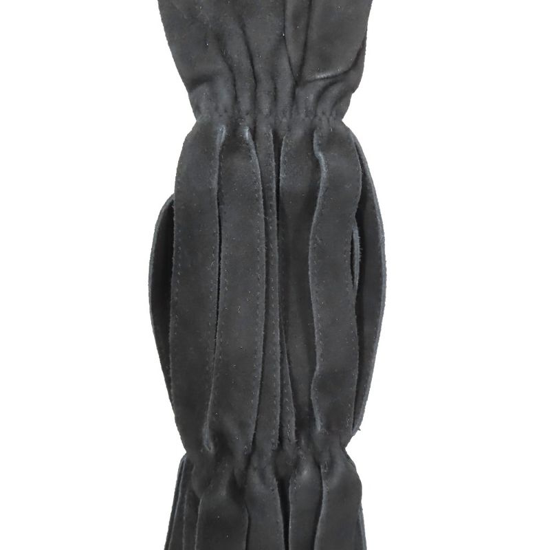 Loewe Suede Leather Long Gloves Arm Cabas - Slit Black 7 Women's Used