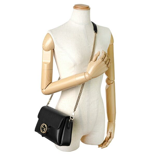Gucci Shoulder Bag [outlet] Interlocking G Black
