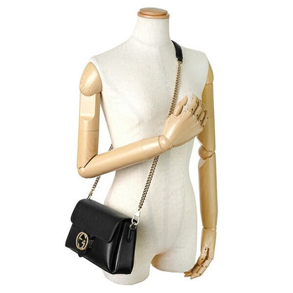 Gucci Shoulder Bag [outlet] Interlocking G Black