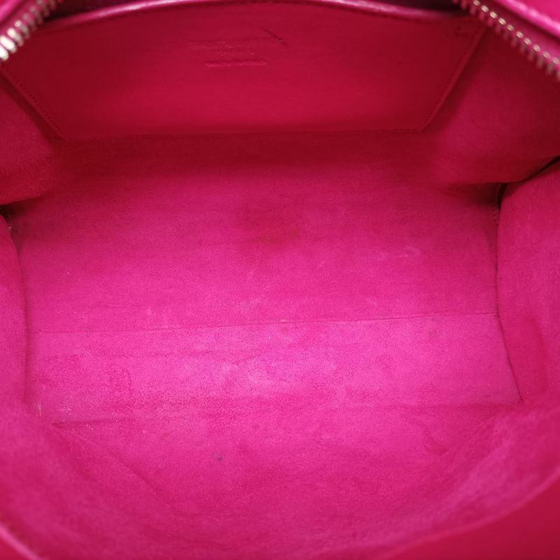 Yves Saint Laurentyves Saint Laurent Baby Cabas Su Rose Red Leather 372087