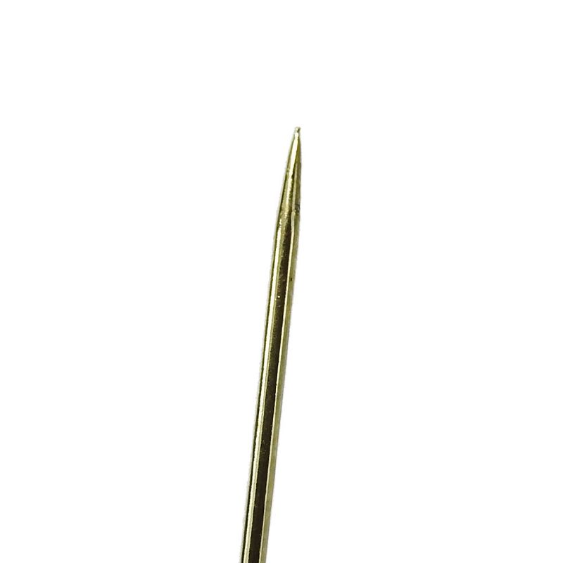 Christian Dior Brooch Metal Gold Rhinestone Plated Accessory Ladies Women
