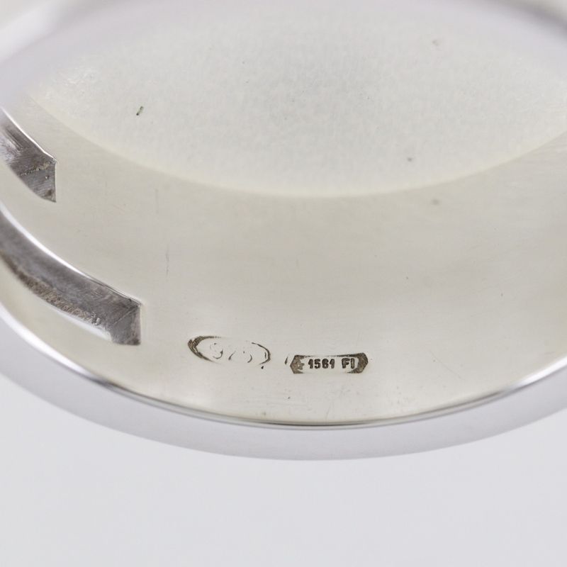 Gucci Branded G Silver 925 14.5 Unisex 7.6g Ring
