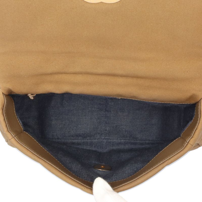 Chanel 19 Shoulder Bag Cotton Canvas As1160 Brown Ladies Chanel  Chanel