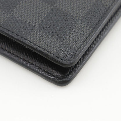 Louis Vuitton Portefeuille Blazer N62665 Damier Graphite Canvas Black Sp4069