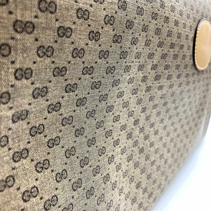 Gucci Old Gucci 011 067 0504 Micro GG Sherry Line Travel Bag Trunk Case