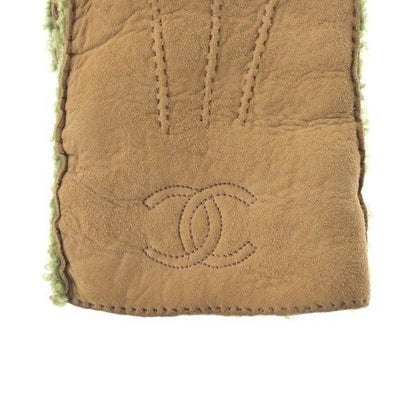Chanel Gloves Green — view 9