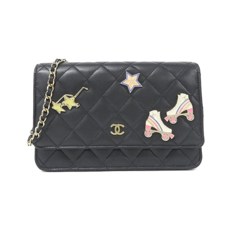 Chanel Ap0250 Chain Black Wallet