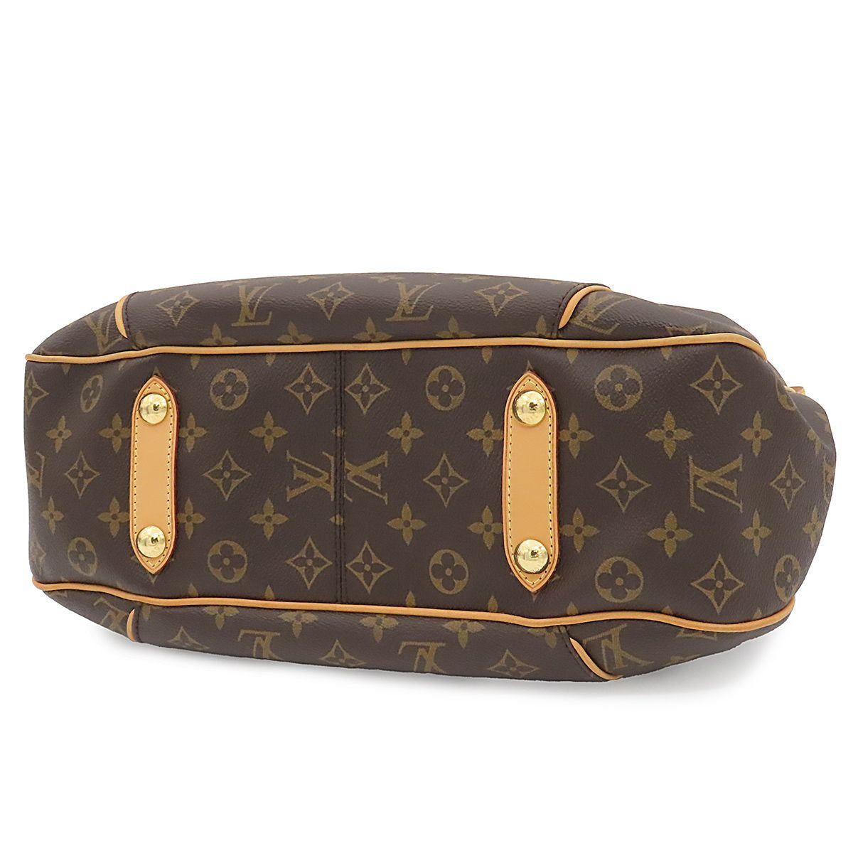 Louis Vuitton Galleria PM Brown Gold Monogram Canvas Shoulder Bag — view 3