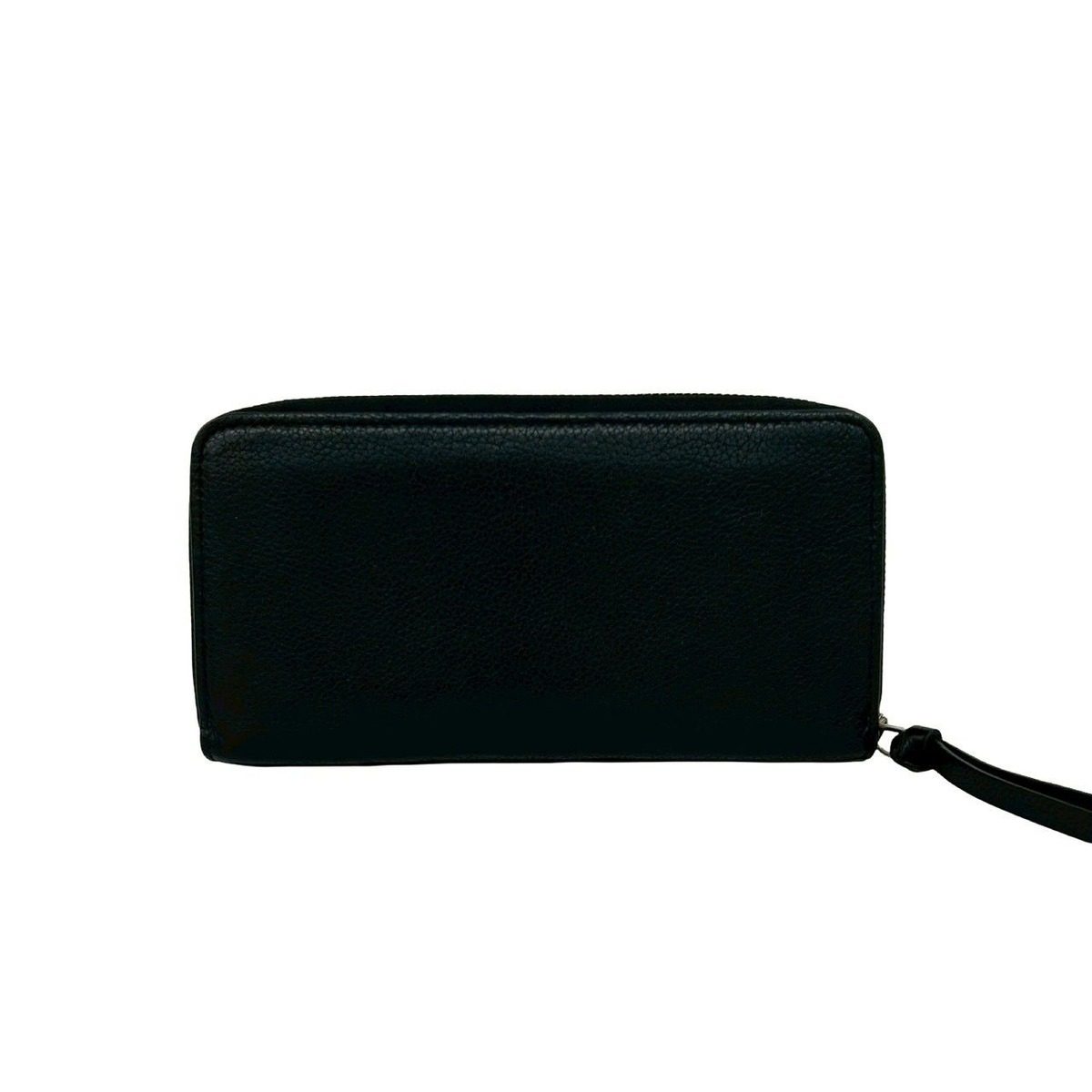 Louis Vuitton Zippy Wallet Lockme Logo Leather Black — view 2