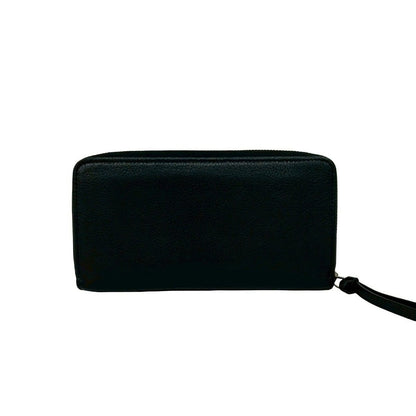 Louis Vuitton Zippy Wallet Lockme Logo Leather Black — view 2