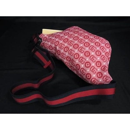 Gucci Children Sherry Line Canvas Belt Bag Red — view 3