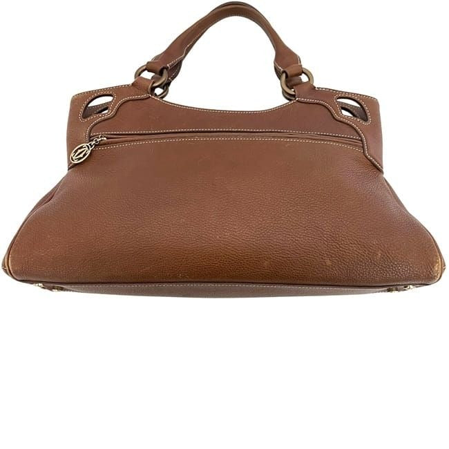 Cartier Handbag Marcello Brown Leather — view 7