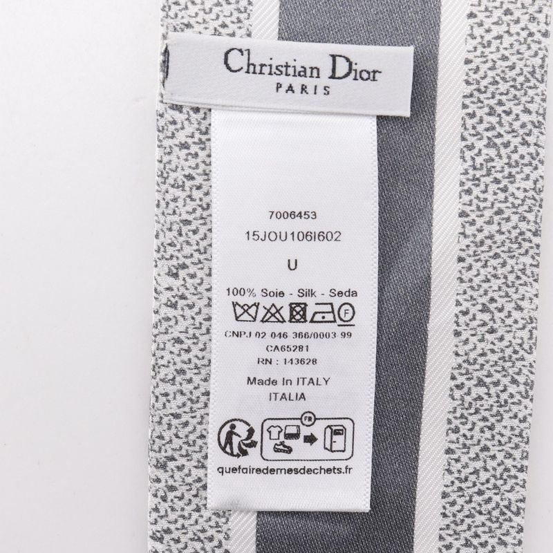 [dior] Christian Dior Mitzah Toile De Jouy Sauvage Ribbon Scarf 15jou106i602