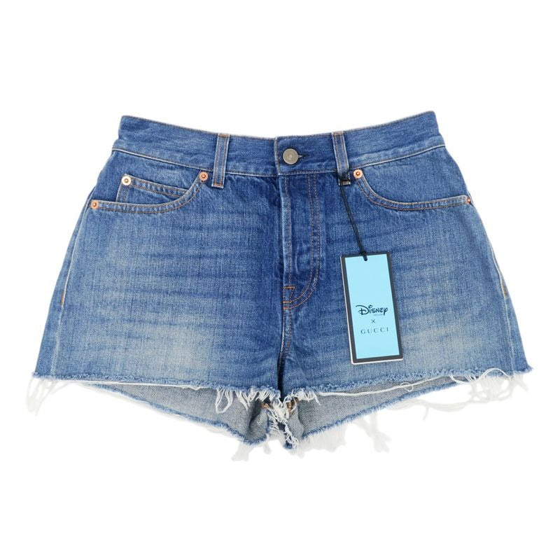 Gucci Disney Collaboration Denim Shorts Donald 25 Inch