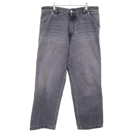 Prada Loose Fit Denim Pants Gray 50