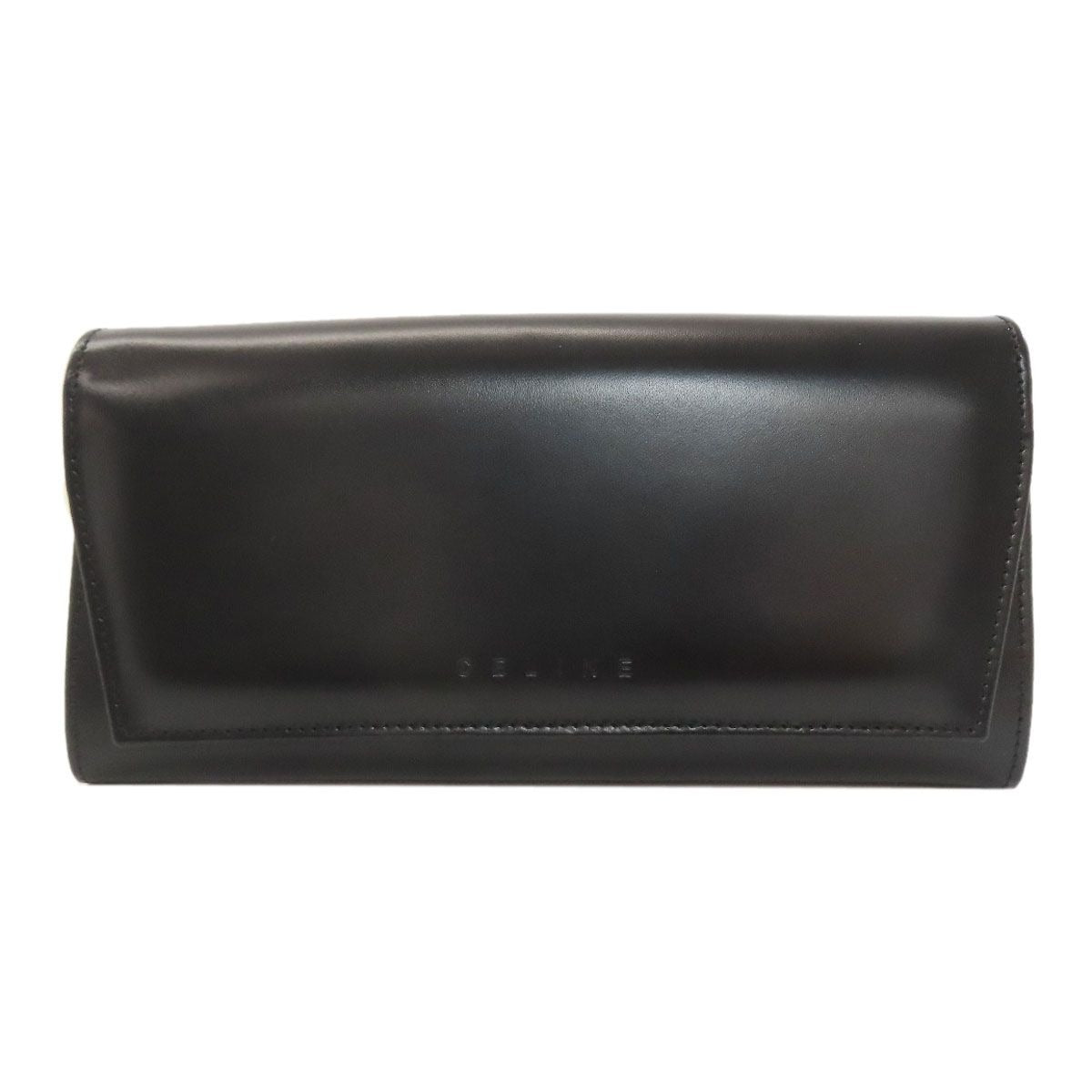 Celine Logo Wallet Leather
