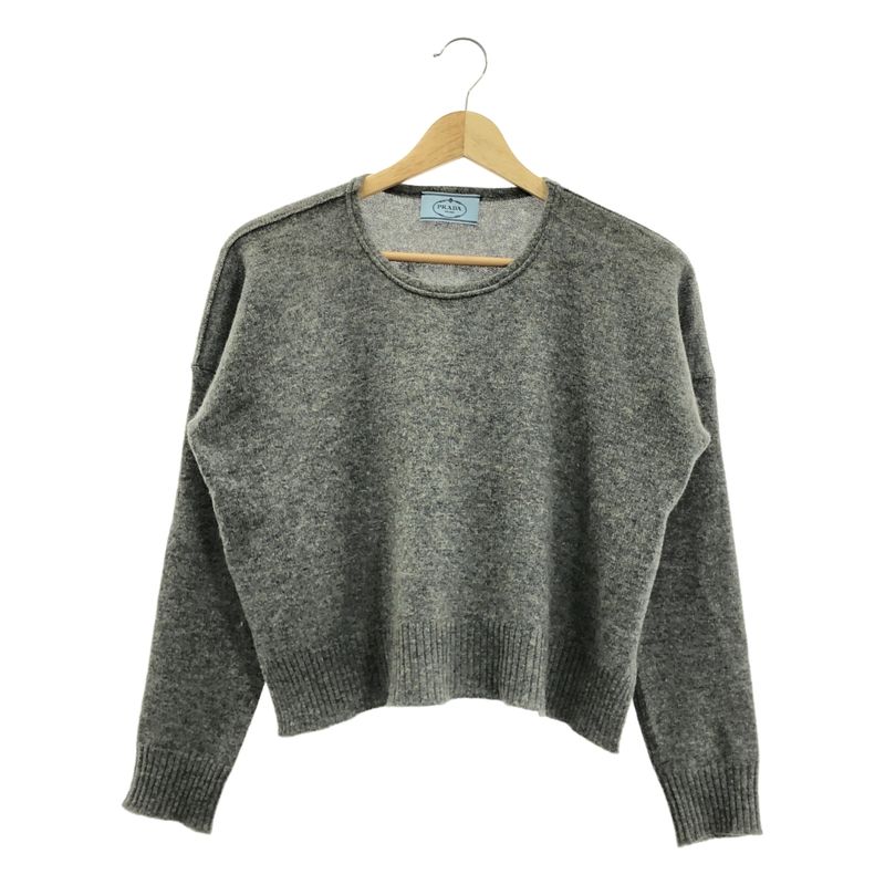 Prada - Cashmere Pullover Knit - 38 - Grey - Women's
