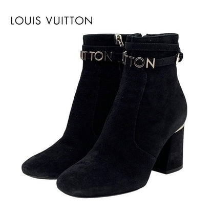 Louis Vuitton Call Back Line Boots Short Ankle Shoes Logo Suede