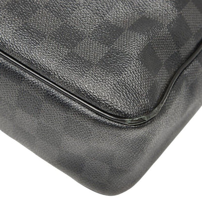 Louis Vuitton Damier Graphite Daniel MM Crossbody Shoulder Bag N58029 Black PVC