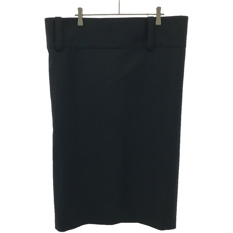 Balenciaga Wool Skirt 492317 Txi08 Black 36