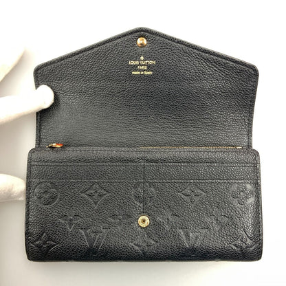 Louis Vuitton Monogram Empreinte Portefeuille Sarah Bifold Long Wallet